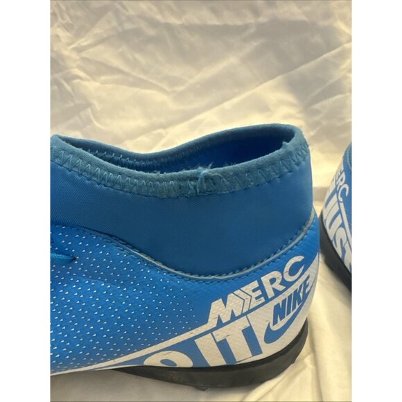 NIKE MERCURIAL SUPERFLY 7 ACADEMY IC INDOOR SOCCER SIZE 9.5 BLUE AT7979-414 - Picture 2 of 10